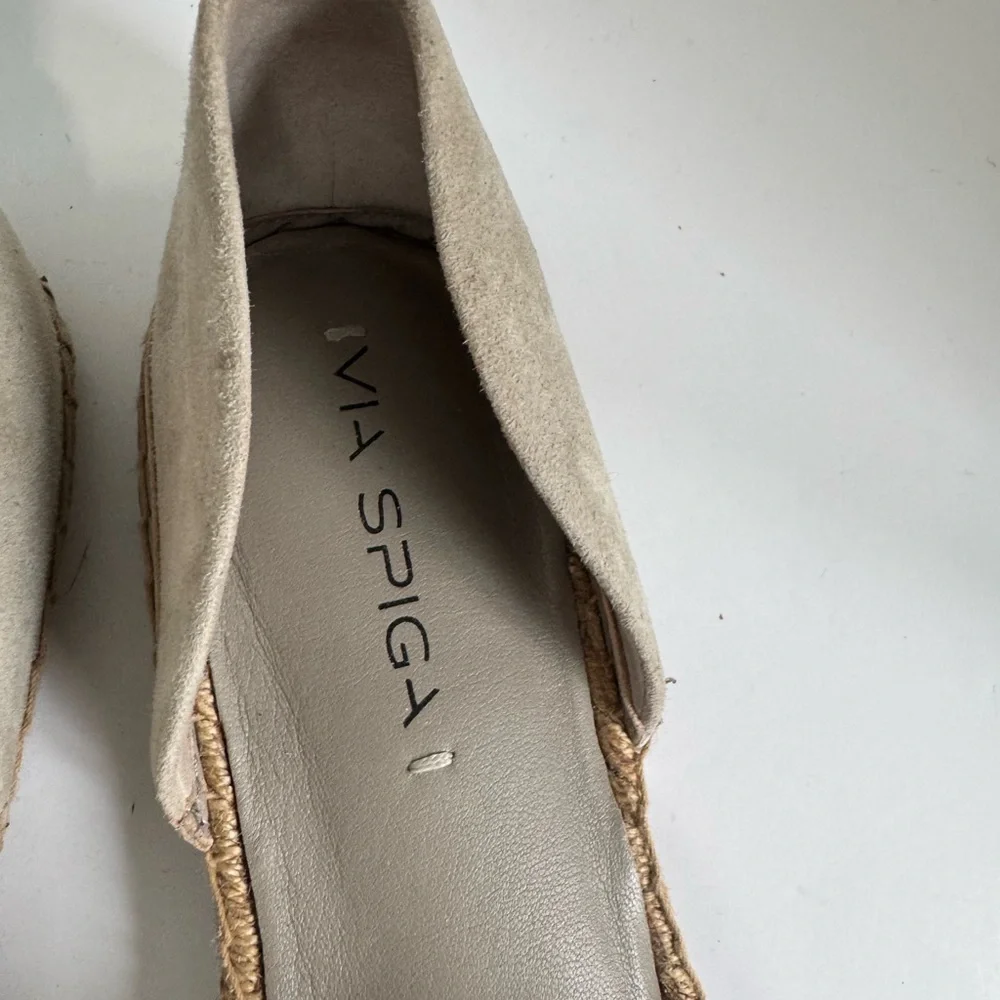 Via Spiga 'Brisa' d'Orsay Espadrille Flat Women’s. Size 9